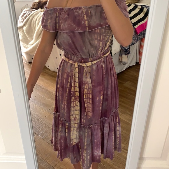 NWT Moodie TieDye Off the Shoulder Dress (Womens S - Picture 3 of 7